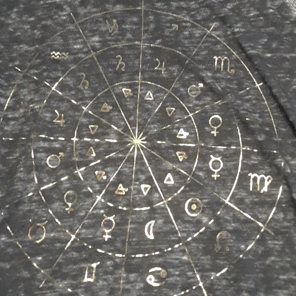 LUCKY BRAND Zodiac sign  shirt